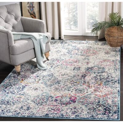 Mopani Blau Teppich 201x279 cm - Maschinengewebt, Für Innenbereich, Klassisches Design Mopani Blau Teppich 201x279 cm - Maschinengewebt, Für Innenbereich, Klassisches Design