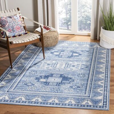 Safavieh - Kara Border - Blau - 180x120 - Rug Safavieh - Kara Border - Blau - 180x120 - Rug