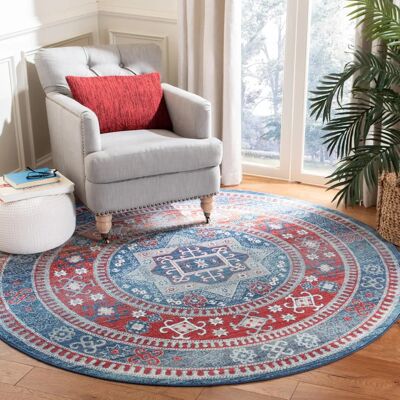 Safavieh Kathryn Border Rundteppich - Kazak-Motiv Safavieh Kathryn Border Rundteppich - Kazak-Motiv