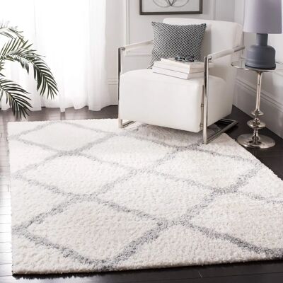 NADUVI Taylor Creme & Grau Teppich - 160x229cm Innendekor NADUVI Taylor Creme & Grau Teppich - 160x229cm Innendekor