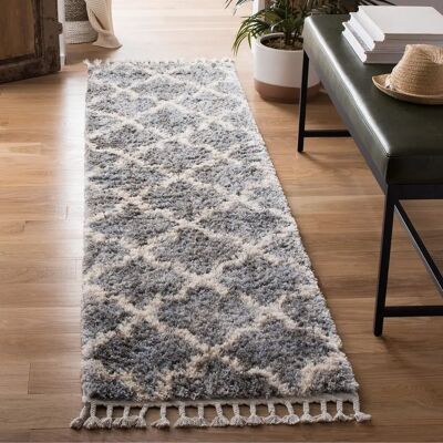 Safavieh - Ines - Grau - 240x60x3 cm - Läuferteppich Safavieh - Ines - Grau - 240x60x3 cm - Läuferteppich