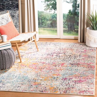 Tapis Gris & Rose 160x229cm Manjor - Publicité Tapis Gris & Rose 160x229cm Manjor - Publicité