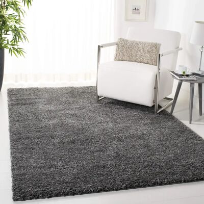 Safavieh Grauer Teppich - 160x230cm - Hochverkehr Safavieh Grauer Teppich - 160x230cm - Hochverkehr