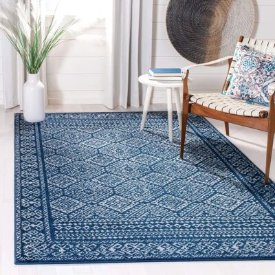 Catherine - Bleu Marine & Ivory - Tapis - Publicité Catherine - Bleu Marine & Ivory - Tapis - Publicité