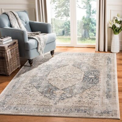 Safavieh Beigegrau Rechteckiger Teppich - Klassisches Design Safavieh Beigegrau Rechteckiger Teppich - Klassisches Design