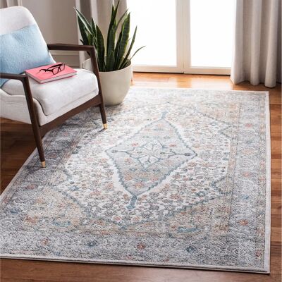 NADUVI Safavieh Kontrast Polypropylen Grau Teppich 230x154 cm - Bodenbelag NADUVI Safavieh Kontrast Polypropylen Grau Teppich 230x154 cm - Bodenbelag