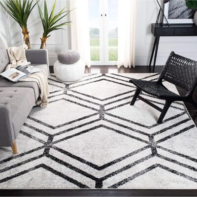 Safavieh Elfenbein/Holzkohle 245x305cm Teppich - Antiker Stil Safavieh Elfenbein/Holzkohle 245x305cm Teppich - Antiker Stil