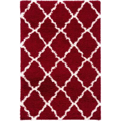 NADUVI Keet Roter Teppich - Luxuriöses Shag-Design, Langlebig, Leicht zu Pflegen - Teppich NADUVI Keet Roter Teppich - Luxuriöses Shag-Design, Langlebig, Leicht zu Pflegen - Teppich
