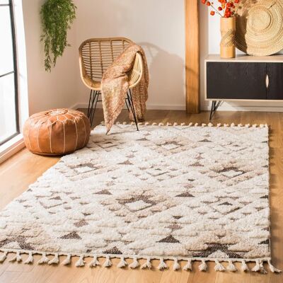 Safavieh - Demi - Beige - 150x90 cm - Tapis - Publicité Safavieh - Demi - Beige - 150x90 cm - Tapis - Publicité