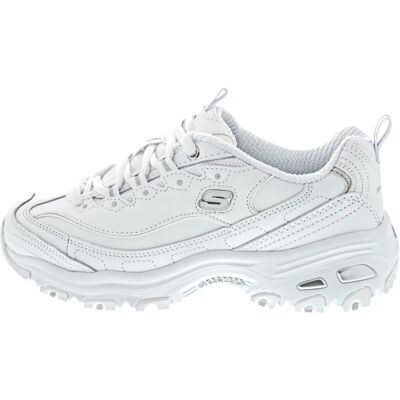 Skechers Women White Leather Casual Sneakers - Sneakers Skechers Women White Leather Casual Sneakers - Sneakers
