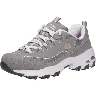 Skechers D'lites Jungle Adventure Grå Sneakers - Sneakers Skechers D'lites Jungle Adventure Grå Sneakers - Sneakers
