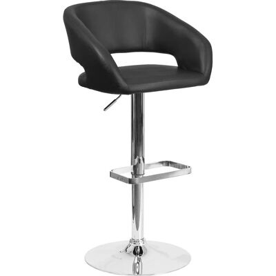Flash Furniture - Erik - Svart vinyl - Barstol Flash Furniture - Erik - Svart vinyl - Barstol