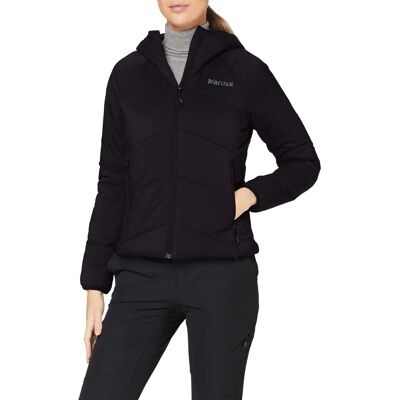 Marmot Womens Novus 2.0 Hooded Jacket - Black - Lightweight, Windproof, Breathable Marmot Womens Novus 2.0 Hooded Jacket - Black - Lightweight, Windproof, Breathable