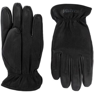 Gants en Cuir Noir Marmot - Durables, Imperméables, Flexibles Gants en Cuir Noir Marmot - Durables, Imperméables, Flexibles