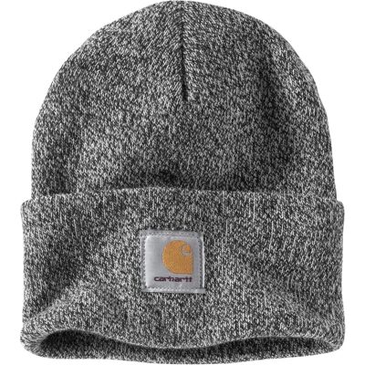 Carhartt Acryl Watch Hat A18 - schwarz/weiß Carhartt Acryl Watch Hat A18 - schwarz/weiß