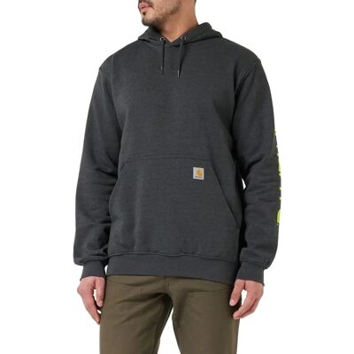 Carhartt Midweight Hooded Logo Sweatshirt (K288) - carbon heather Carhartt Midweight Hooded Logo Sweatshirt (K288) - carbon heather