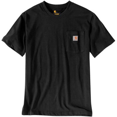 Carhartt Workwear Pocket Kurzarm T-Shirt (103296) - schwarz Carhartt Workwear Pocket Kurzarm T-Shirt (103296) - schwarz