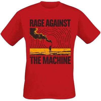 T-Shirt Manches Courtes Smoke Signal de Rage Against The Machine - Rouge - Publicité T-Shirt Manches Courtes Smoke Signal de Rage Against The Machine - Rouge - Publicité