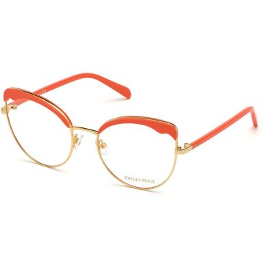 Πορτοκαλί Γυαλιά Emilio Pucci - Γάτα Μάτι, 55mm Πορτοκαλί Γυαλιά Emilio Pucci - Γάτα Μάτι, 55mm