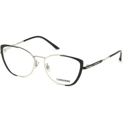 Longines LG5011-H Marcos de Gafas Mujer Mariposa Negros Longines LG5011-H Marcos de Gafas Mujer Mariposa Negros