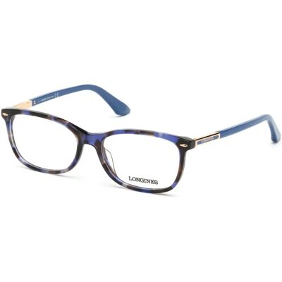Longines LG5012-H 055 Havana Colorée - Monture de lunettes - Publicité Longines LG5012-H 055 Havana Colorée - Monture de lunettes - Publicité