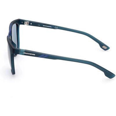 Lunettes de Soleil Homme Skechers - 55mm Bleu - Rectangle - Monture Pleine - Publicité Lunettes de Soleil Homme Skechers - 55mm Bleu - Rectangle - Monture Pleine - Publicité