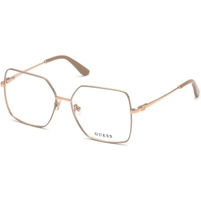 Guess GU2824 059 Metal Square Eyewear Frames - Woman Guess GU2824 059 Metal Square Eyewear Frames - Woman