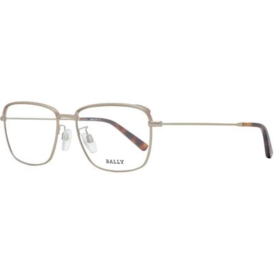 Bally BY3013 Quadratische Brille - Metall, Roségold - Rechteck Bally BY3013 Quadratische Brille - Metall, Roségold - Rechteck