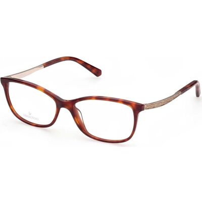 Swarovski Brown Model SK5414-53052 Rectangle Optical Frames - Optical Frames Swarovski Brown Model SK5414-53052 Rectangle Optical Frames - Optical Frames