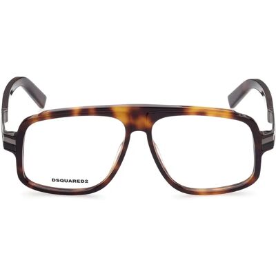 Occhiali Uomo Dsquared2 DQ5344 Quadrati Havana Occhiali Uomo Dsquared2 DQ5344 Quadrati Havana