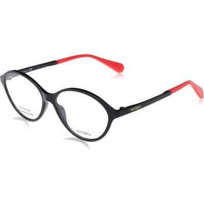 Max & Co MO5055 Zwarte Ronde Brillen - Brillenmontuur Max & Co MO5055 Zwarte Ronde Brillen - Brillenmontuur