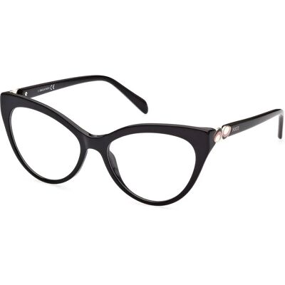 Pucci EP5196 001 Black Shiny Eyewear Frames - Eyewear Frames Pucci EP5196 001 Black Shiny Eyewear Frames - Eyewear Frames