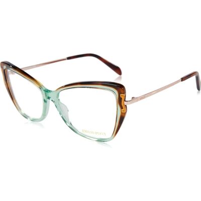 Emilio Pucci EP5199-55095 Montatura occhiali in acetato verde - Occhiali Emilio Pucci EP5199-55095 Montatura occhiali in acetato verde - Occhiali