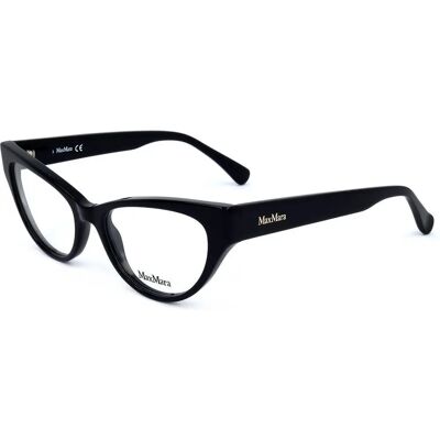 Max Mara MM5054 Monture Lunettes Œil de Chat Noire - Monture - Publicité Max Mara MM5054 Monture Lunettes Œil de Chat Noire - Monture - Publicité