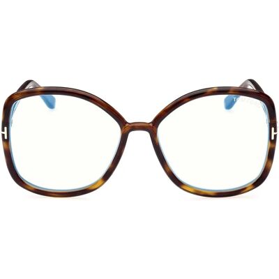 Tom Ford FT5845-B 052 Brille - Schmetterling, Braun, Unisex Tom Ford FT5845-B 052 Brille - Schmetterling, Braun, Unisex