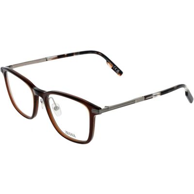Ermenegildo Zegna EZ5251-H Dunkelbraune Brillenfassung - Brillenfassung Ermenegildo Zegna EZ5251-H Dunkelbraune Brillenfassung - Brillenfassung