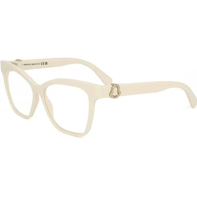 Moncler Ivory Geometric Eyewear Frames - Eyewear Frames Moncler Ivory Geometric Eyewear Frames - Eyewear Frames