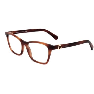 Moncler ML5168 Havana Red Eyeglasses - Eyeglasses Moncler ML5168 Havana Red Eyeglasses - Eyeglasses