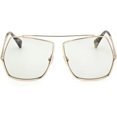 Ochelari de soare Max Mara Elsa MM0006 032 - Elegant din metal auriu cu lentile photochromatice Ochelari de soare Max Mara Elsa MM0006 032 - Elegant din metal auriu cu lentile photochromatice