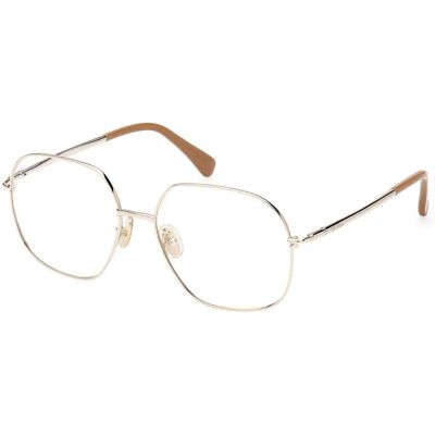 Max Mara MM5097 - Gold Geometric Eyeglasses Max Mara MM5097 - Gold Geometric Eyeglasses