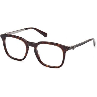 Moncler ML5176 Havana Dunkel Quadratische Brille - Brille Moncler ML5176 Havana Dunkel Quadratische Brille - Brille