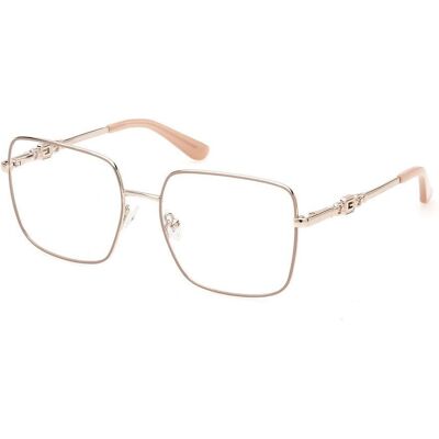 Guess GU2953 059 Beige Quadratische Metallbrille - Brillenrahmen Guess GU2953 059 Beige Quadratische Metallbrille - Brillenrahmen