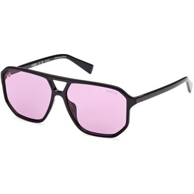 Unisex Guess GU8276 01Y fyrkantiga solglasögon - Solglasögon Unisex Guess GU8276 01Y fyrkantiga solglasögon - Solglasögon