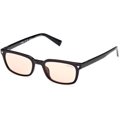 Guess GU8284 01E Black Unisex Rectangular Sunglasses - Sunglasses Guess GU8284 01E Black Unisex Rectangular Sunglasses - Sunglasses