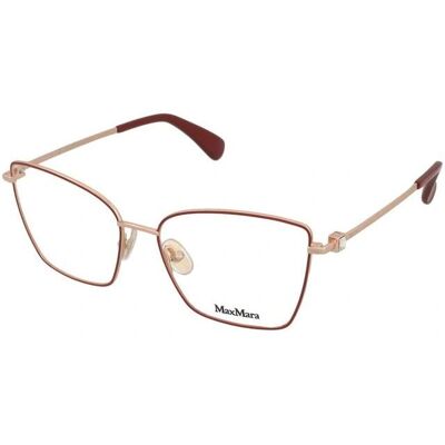 Max Mara MM5048 069 Red Cat Eye Glasses - Eyeglasses Max Mara MM5048 069 Red Cat Eye Glasses - Eyeglasses