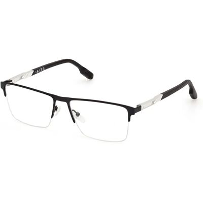 Adidas Sport SP5068 001 Svart rektangulär unisex-ram Adidas Sport SP5068 001 Svart rektangulär unisex-ram