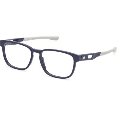Adidas SP5077 092 Matte Blue Unisex Eyewear Frames - Eyewear Frames Adidas SP5077 092 Matte Blue Unisex Eyewear Frames - Eyewear Frames