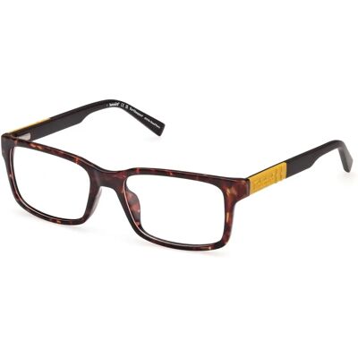 Okulary Męskie Timberland TB50001-H Havana Kwadratowe Okulary Męskie Timberland TB50001-H Havana Kwadratowe