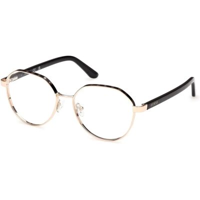 Guess GU50124 005 Runda Metallglasögon för Kvinnor Guess GU50124 005 Runda Metallglasögon för Kvinnor
