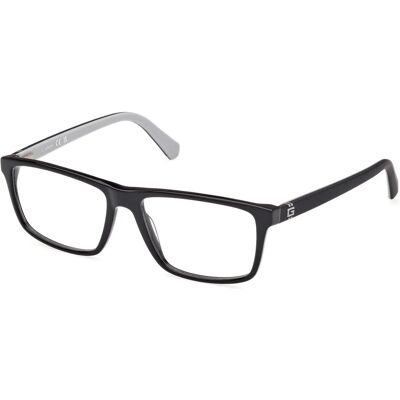 Guess GU50130 Model 001 Black Square Men Eyewear Frames Guess GU50130 Model 001 Black Square Men Eyewear Frames